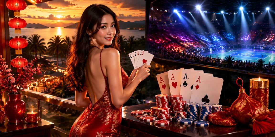 Suasana permainan poker bergaya di Kedah dengan suasana tempatan yang meriah